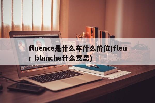 fluence是什么车什么价位(fleur blanche什么意思)